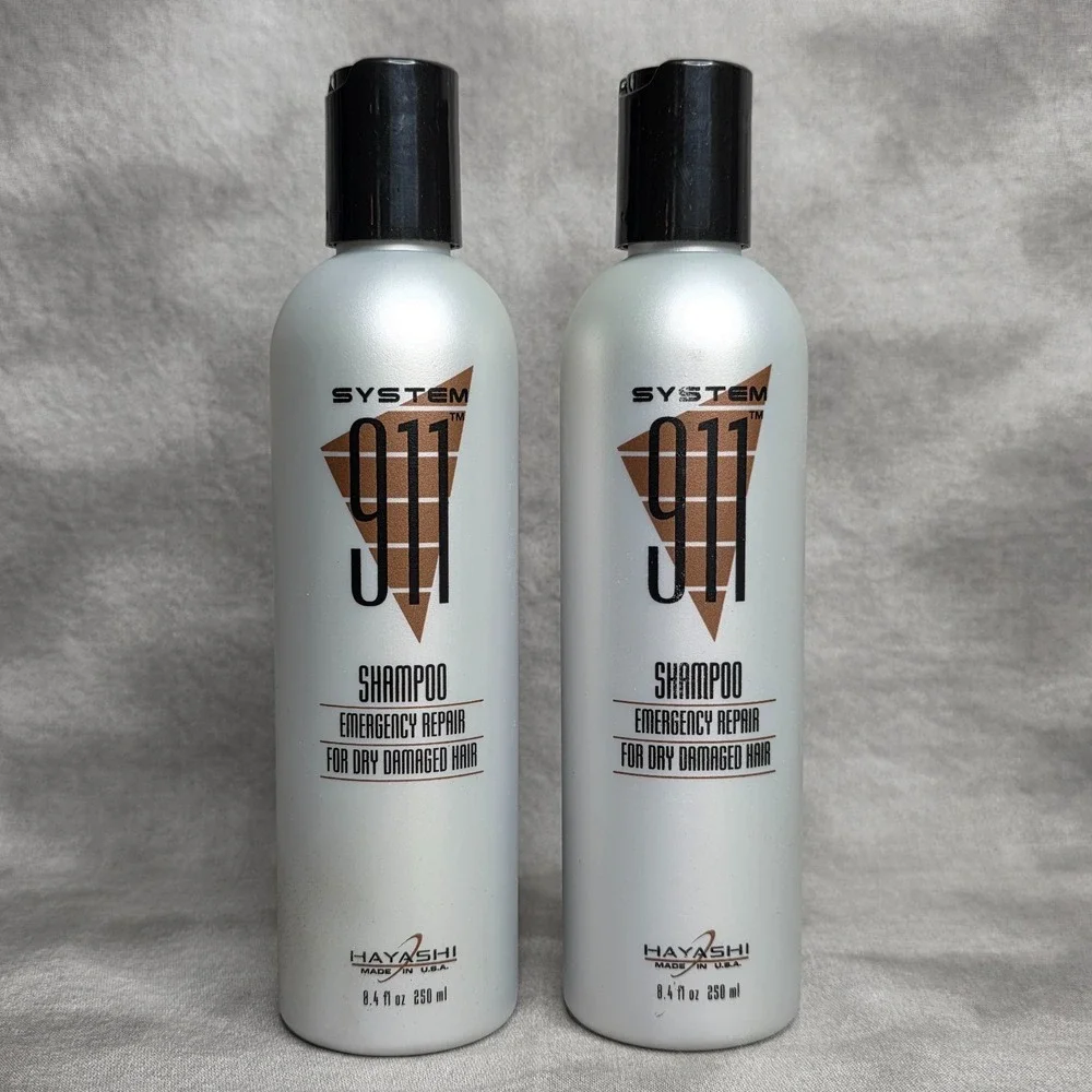 (x2) HAYASHI System 911 Shampoo Emergency Repair‎ 8.4 oz